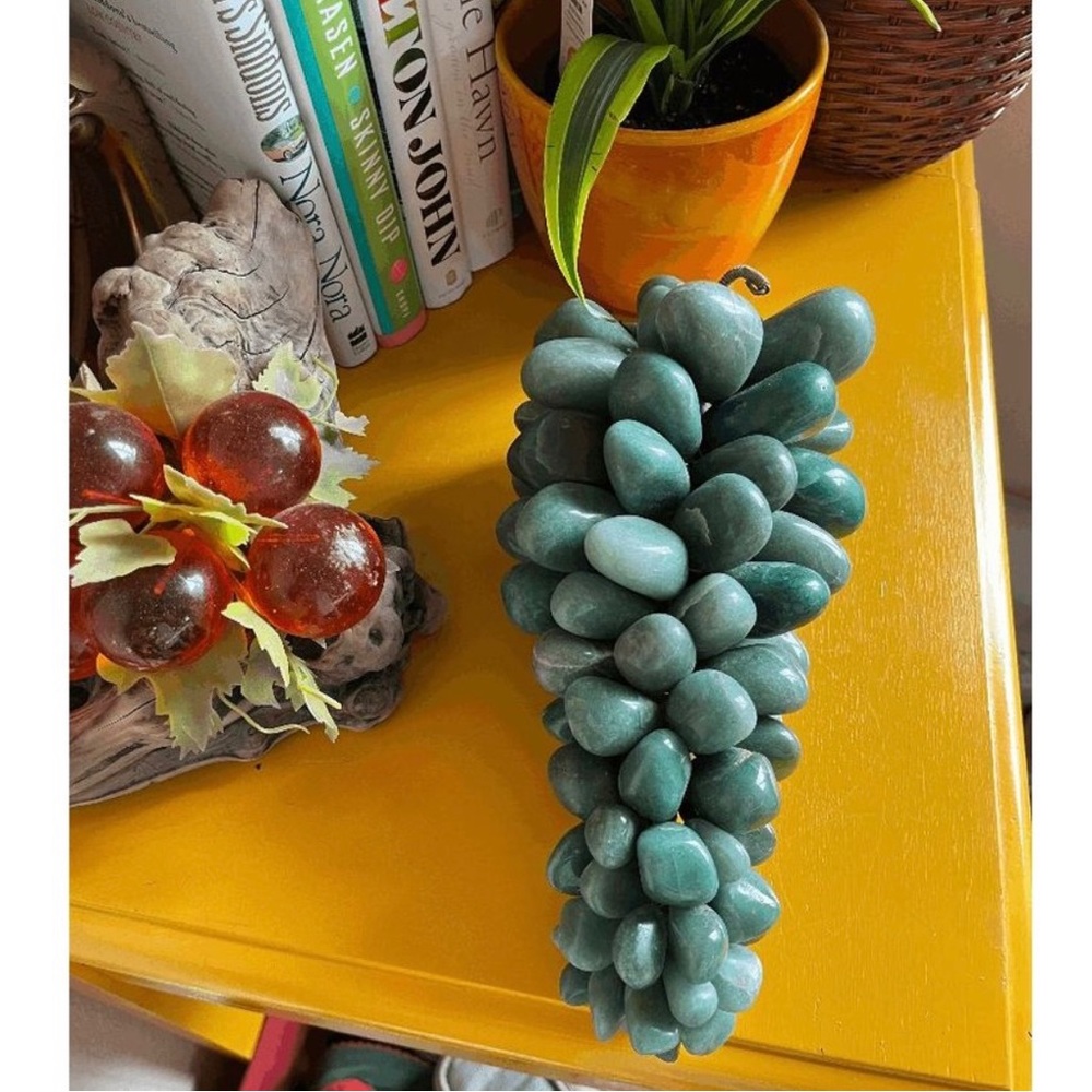 Vintage Blue/Green Onyx Asian Grape Cluster Hand Made